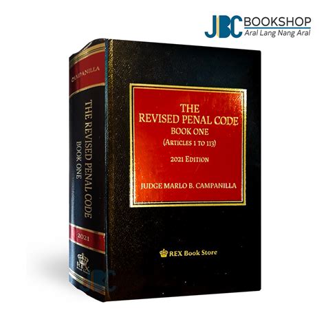 The Revised Penal Code Book One by Judge Marlo Campanilla.